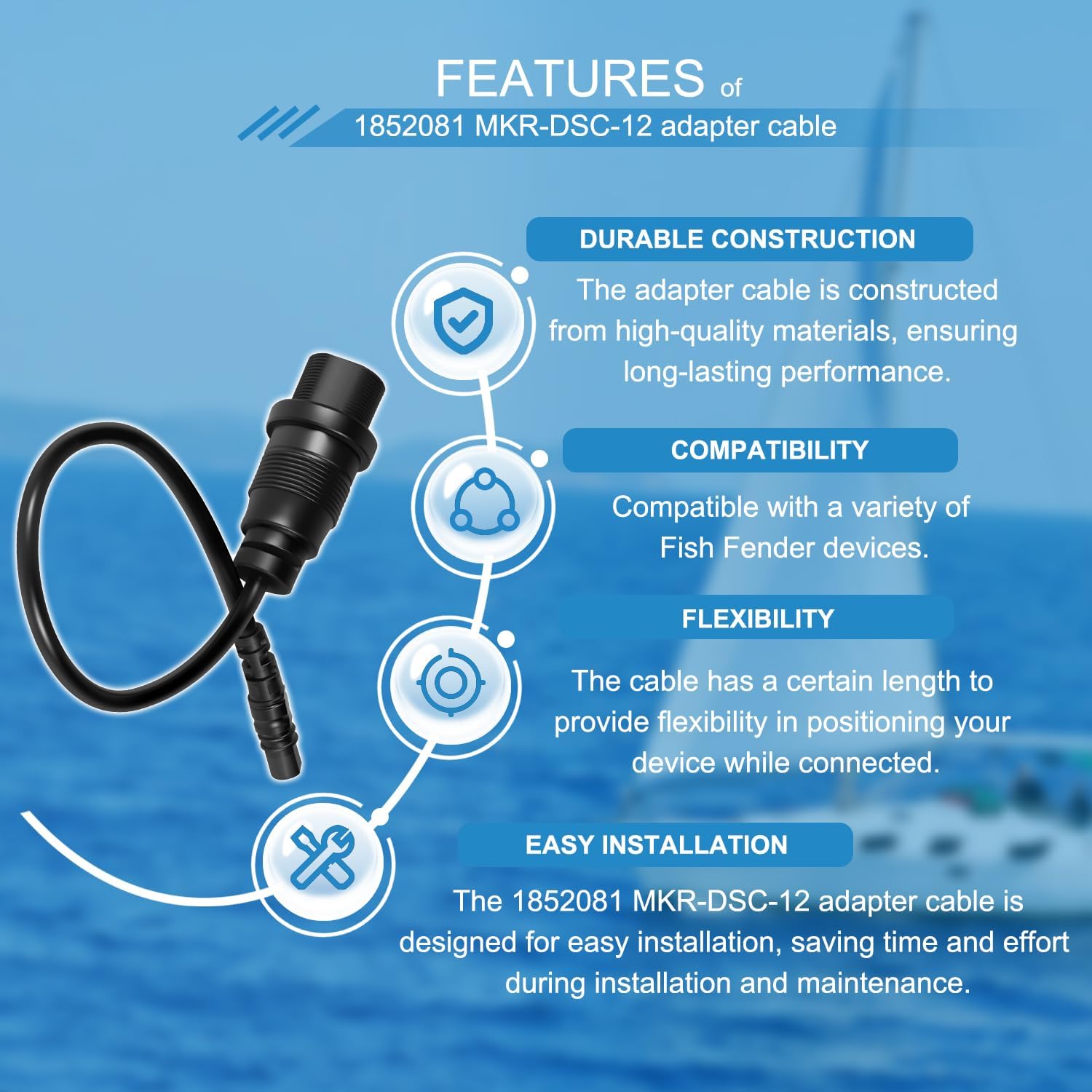 1852081   MKR-DSC-12 Cavo adat - Fish Finder Cable recensione e prezzo